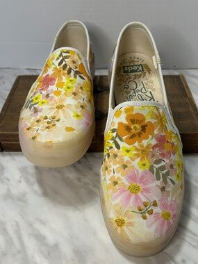 KEDS x Rifle Paper Co. Couple Decker Marguerite Slip on Sneaker